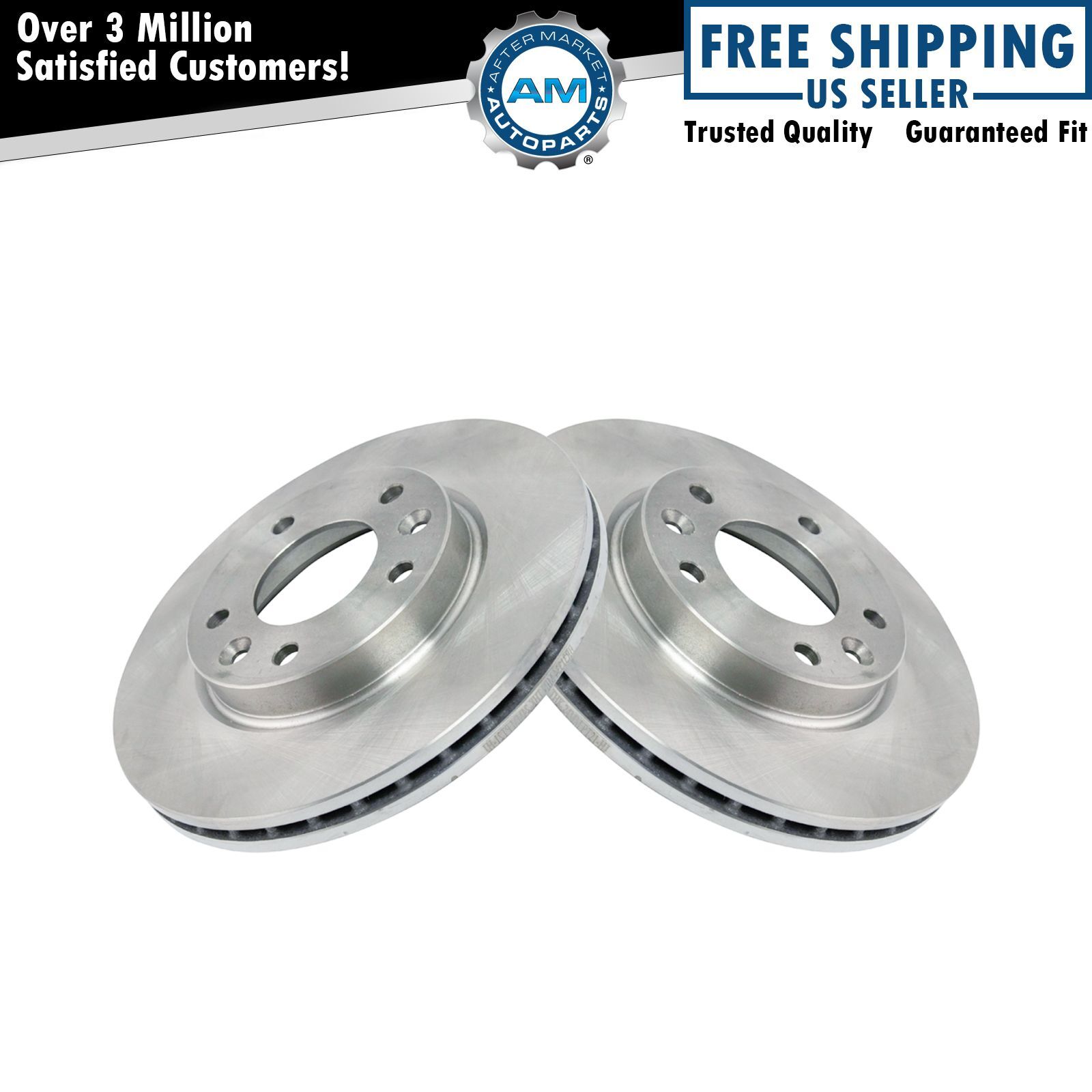 Front Brake Rotors Set For 2002-2004 Kia Sedona