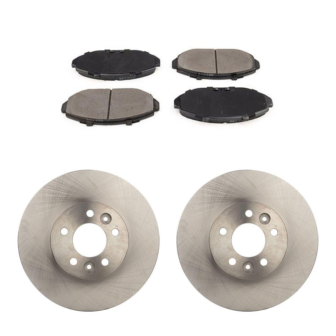 Front Disc Rotors Ceramic Brake Pad for Ford Crown Victoria Lincoln Town Car