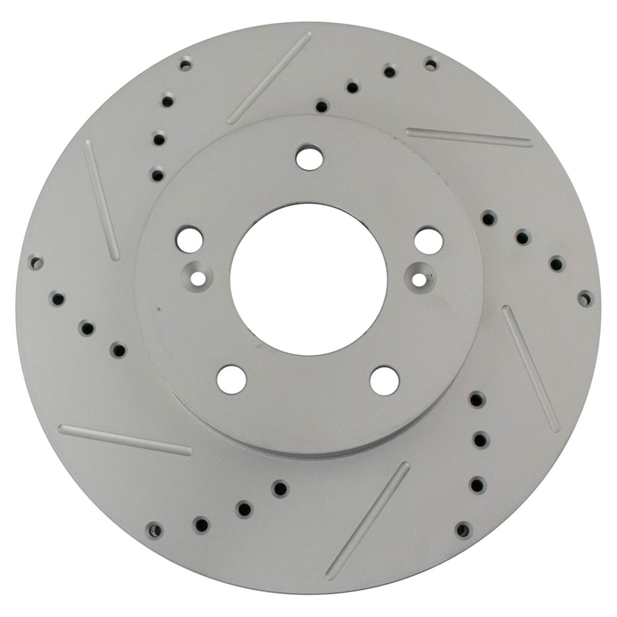 TRQ Front Performance & Brake Rotor & Metallic Pad Kit w/Chemicals