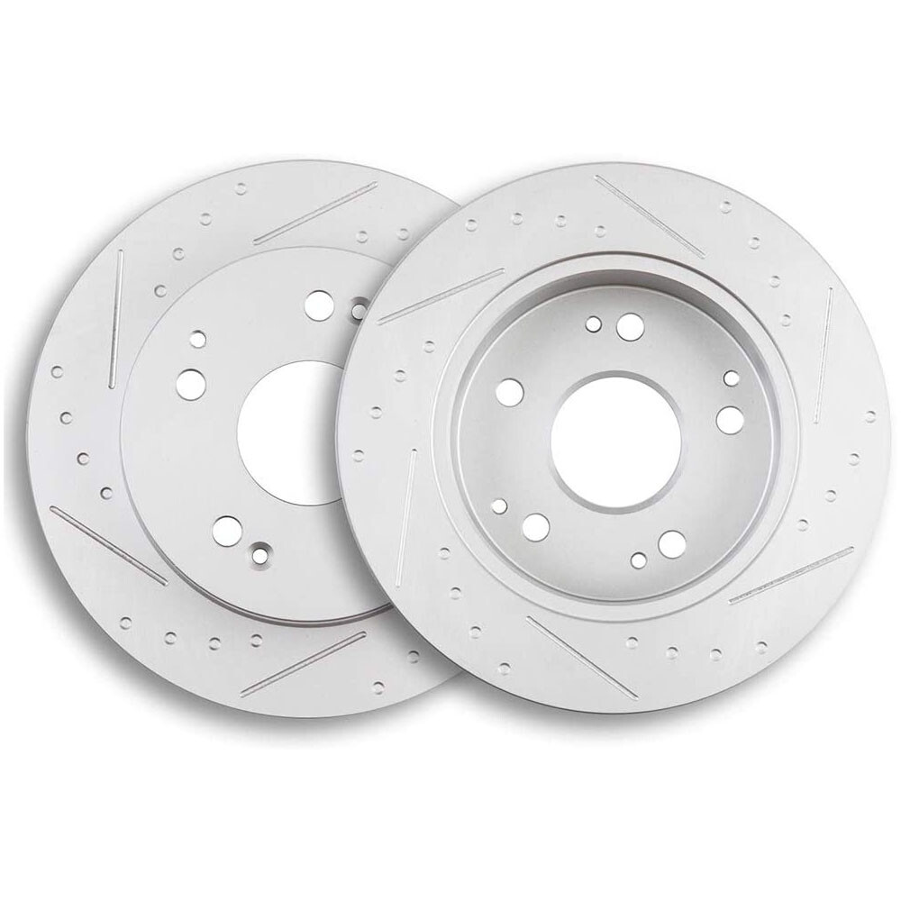 2Pcs Rear Brake Rotors For 1997-2001 Acura Integra Type R 1998-02 Honda Accord