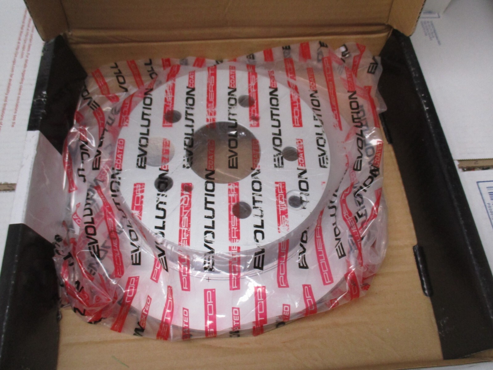 (1) NEW POWERSTOP EVOLUTION GEOMET COATED REAR BRAKE ROTOR JBR1363EVC