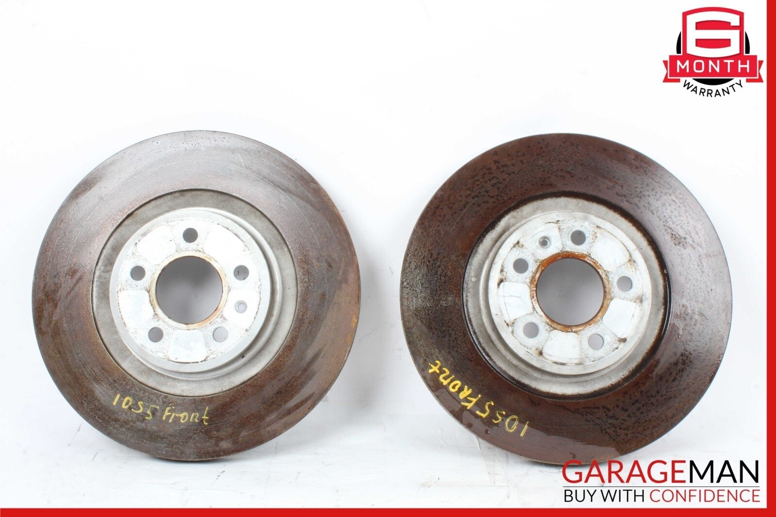 09-11 Audi S5 S4 Front Left & Right Side Brake Disc Set of 2 Pc OEM