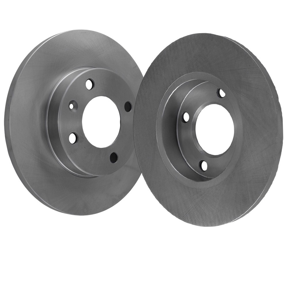 Front Right & Front Left Disc Brake Rotors For Volkswagen Dasher 1974-1981