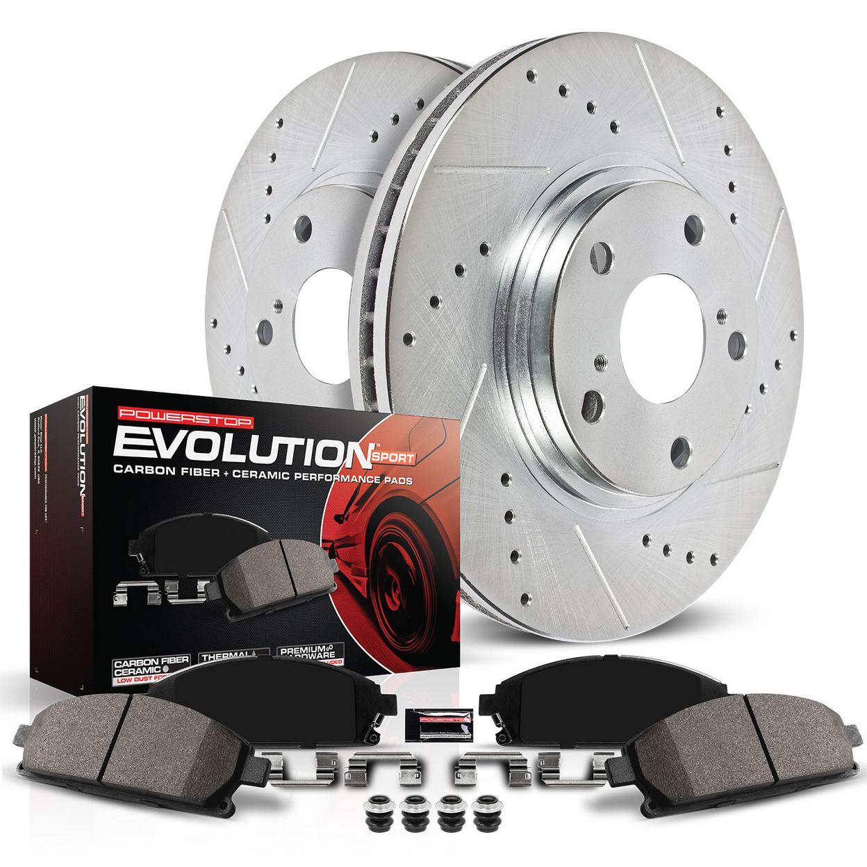 PowerStop Z23 Evolution Sport Brake Kit for 2019 Toyota Corolla Front