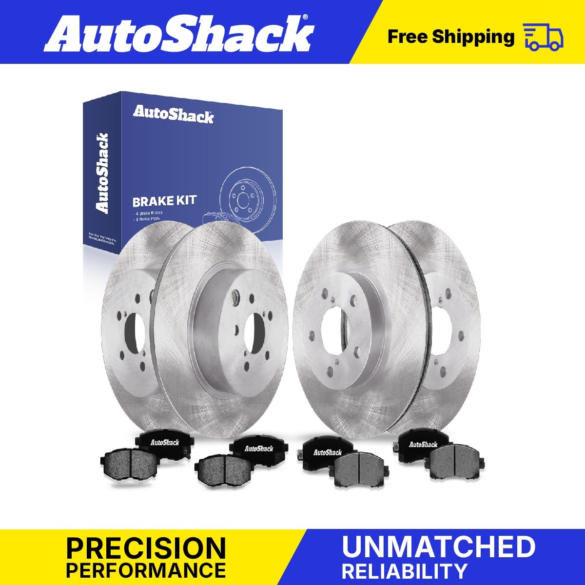 Front Rear Brake Rotors Ceramic Pads for Subaru, Impreza 2017-2023, AWD H4 2.0L
