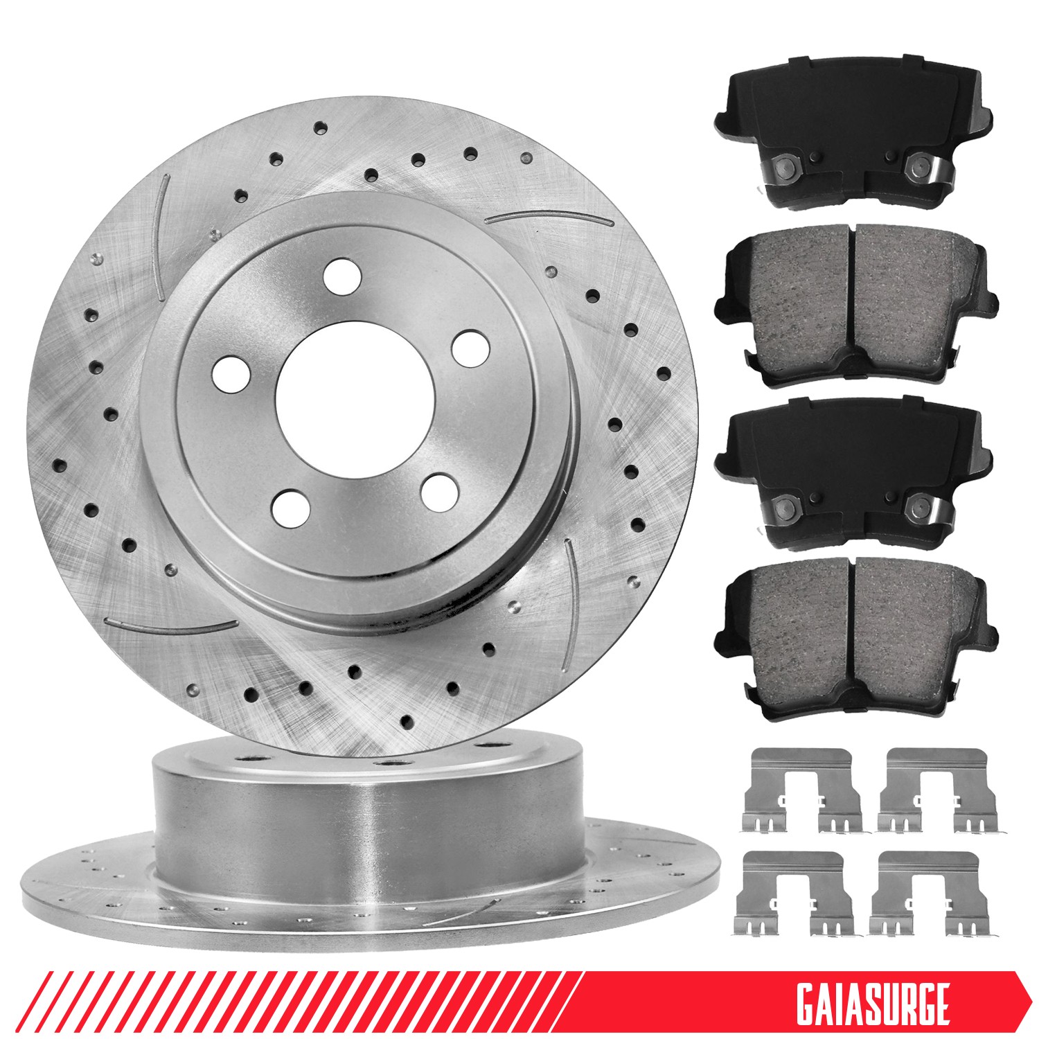 320mm Rear Disc Brake Rotors Pads Kit for Chrysler 300 Dodge Charger Challenger