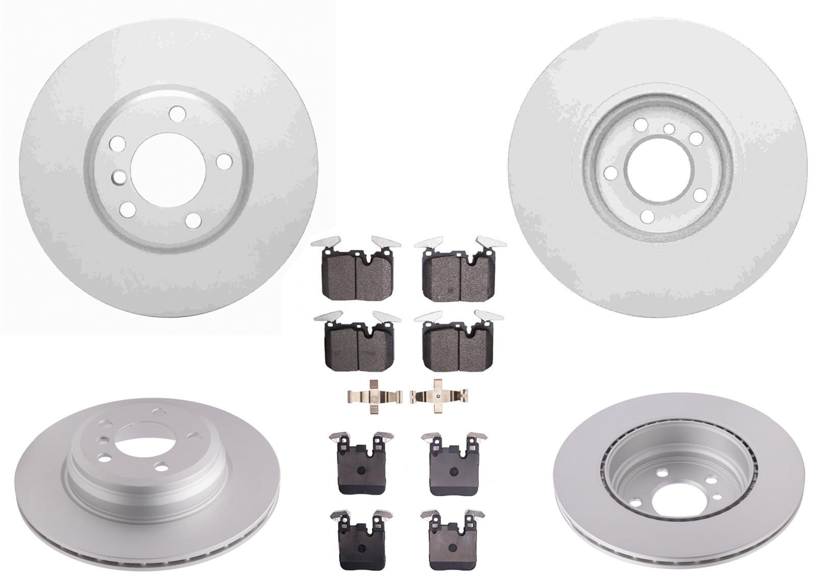 F&R Disc Brake Rotors & Pads Fits BMW 430i M Sport 340MM 2017 2018 2019 2020