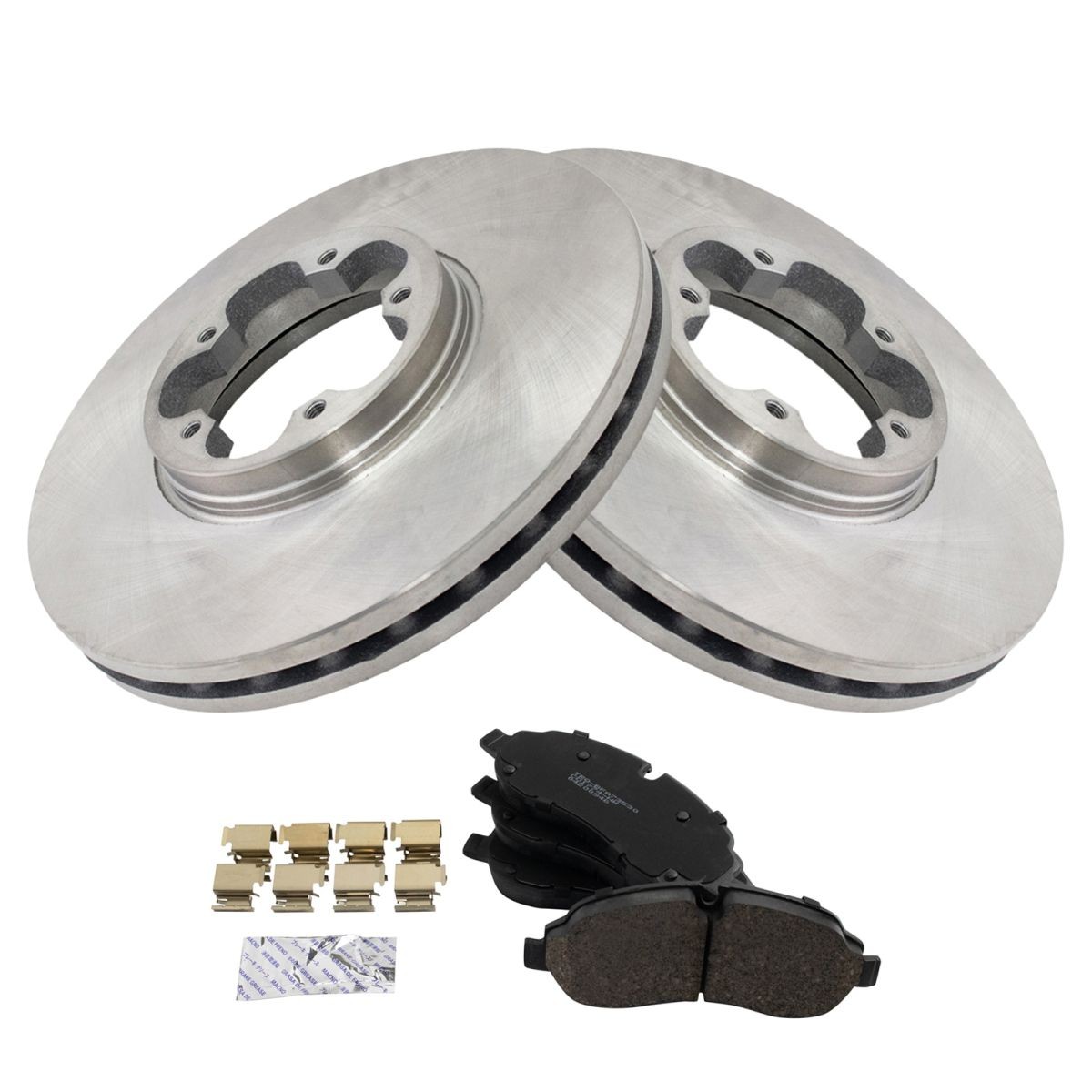 Front Semi Metallic Brake Pads & Disc Brake Rotors Kit for Ford Transit Van New