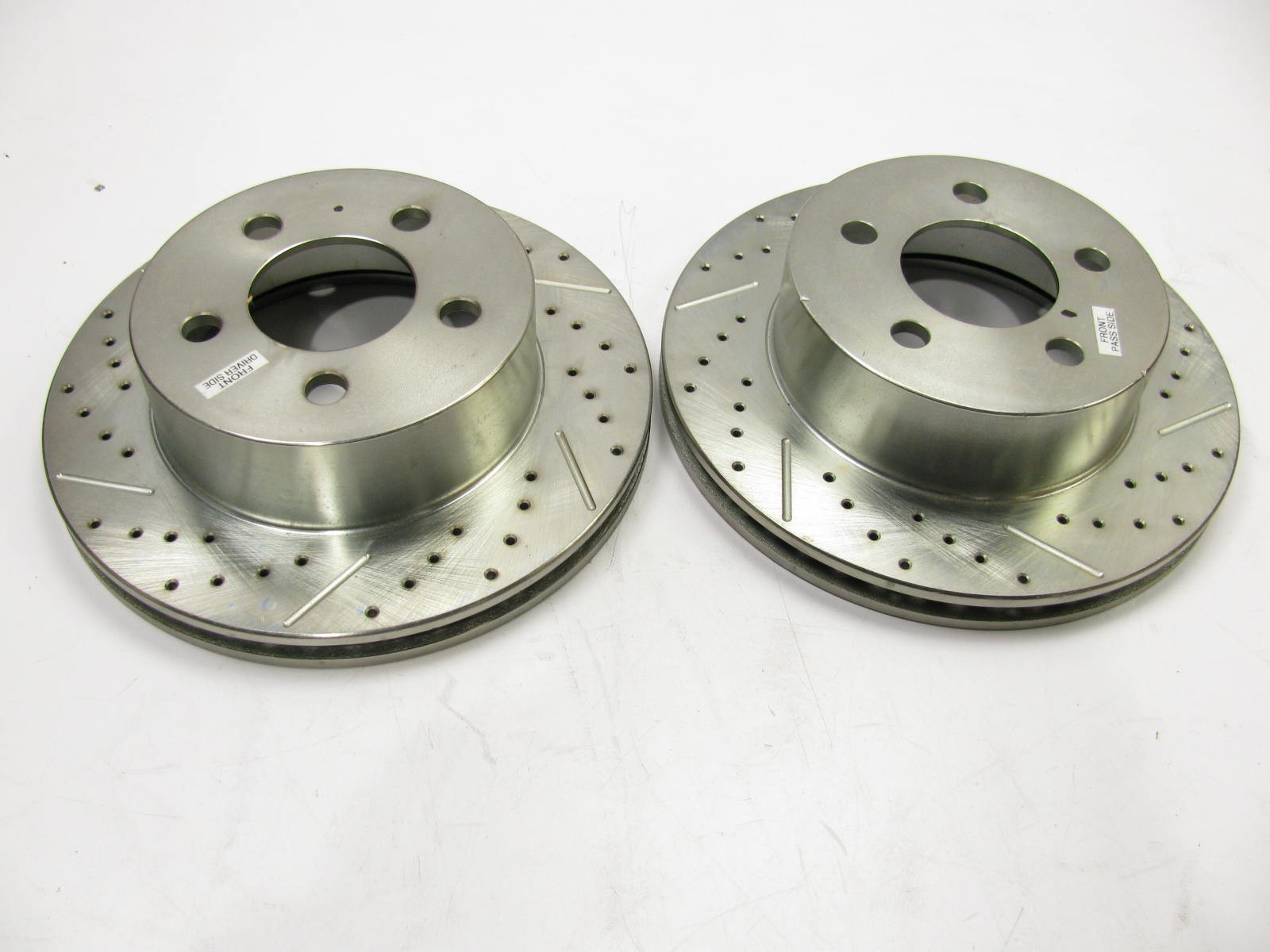 (x2) Front Disc Brake Rotor Set-Drilled, Slotted AR8745
