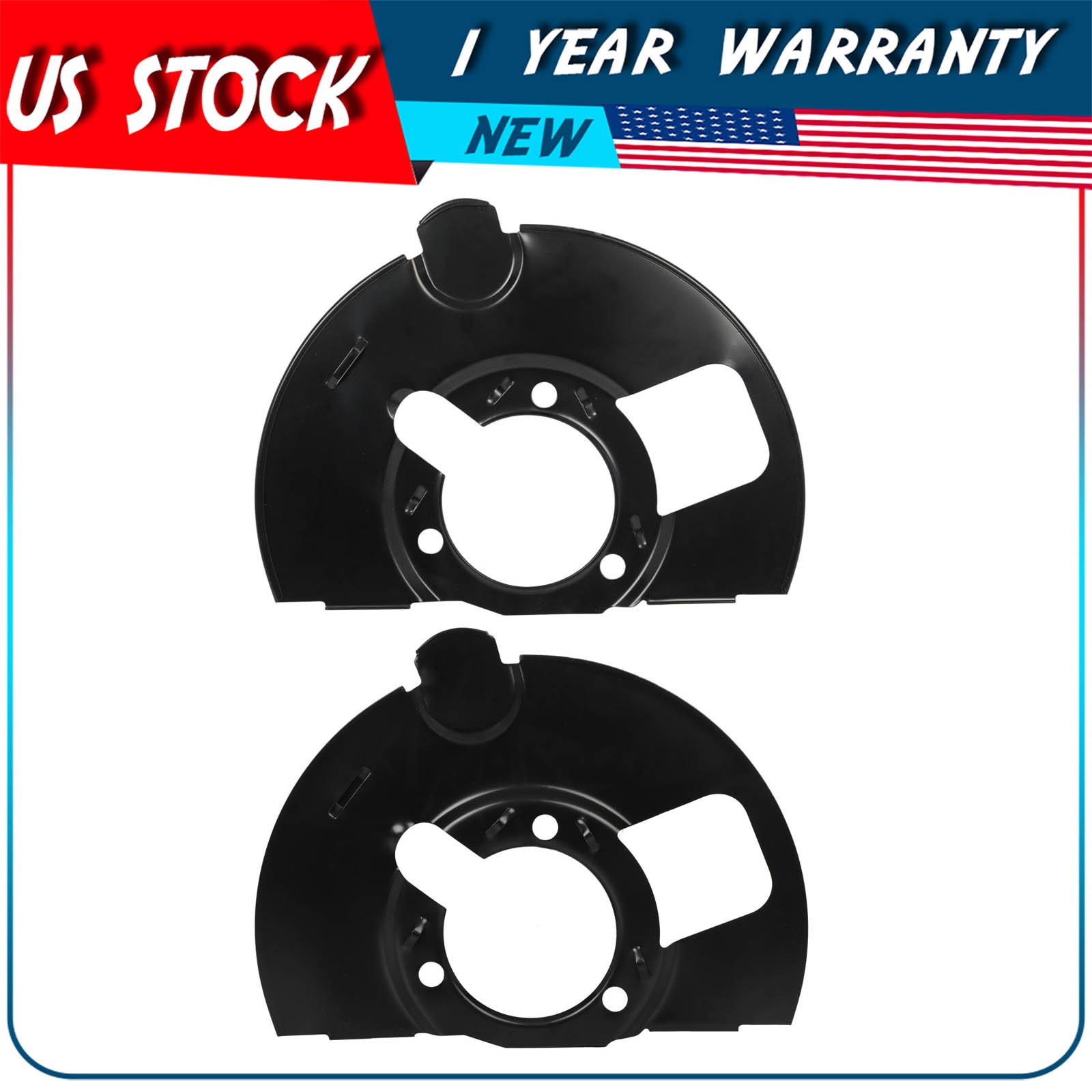 Front LH RH Side Brake Dust Shields For 2014-20 Chevrolet 20971875 20971876