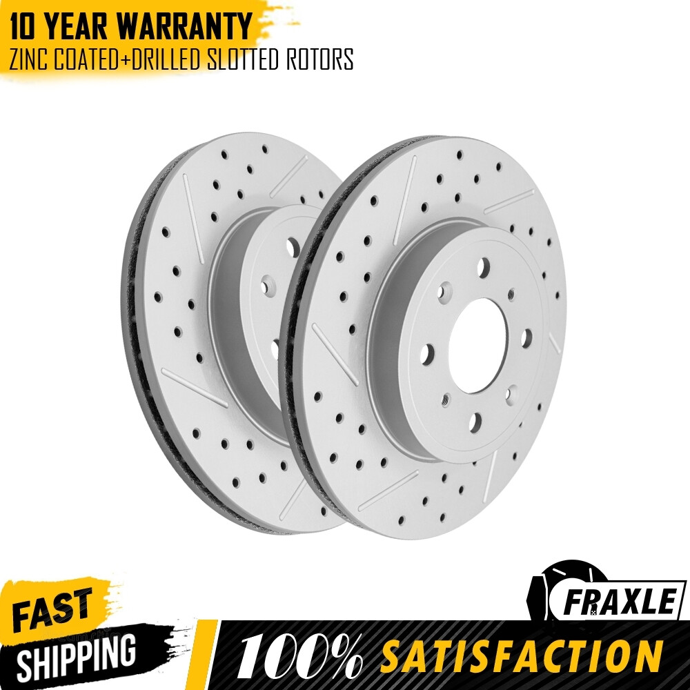 10.31inch Front Drilled Disc Brake Rotors for Honda Fit 2014 2015 2016 2017-2020