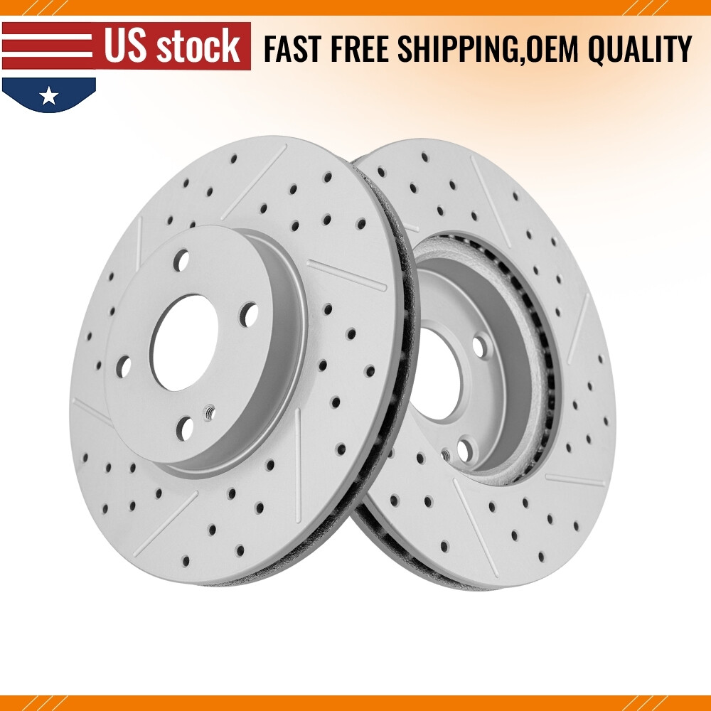 258mm Front Drilled Disc Brake Rotors For 2016 – 2020 Toyota Yaris iA Scion IA