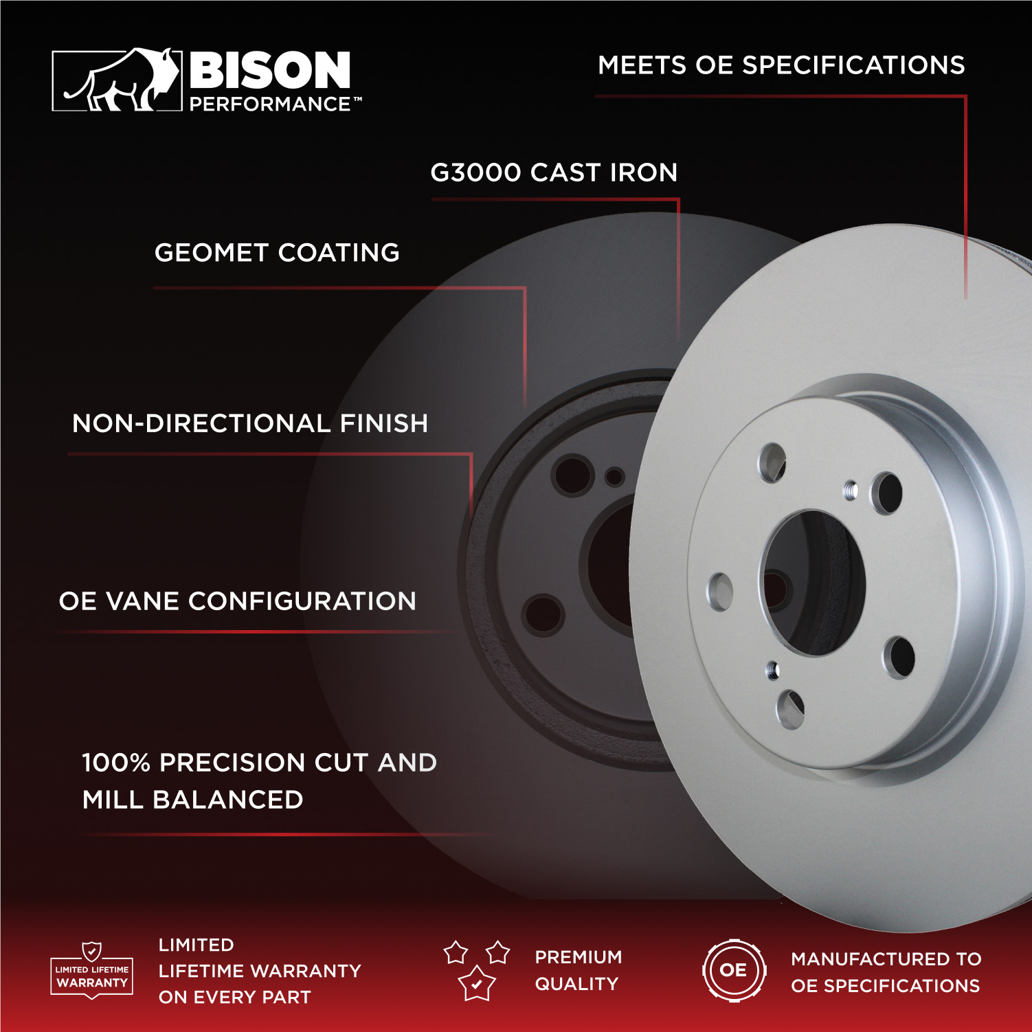 Front Heavy Duty Brake Kit 332mm Rotors Akebono Ceramic Pad For Jeep Wrangler JK