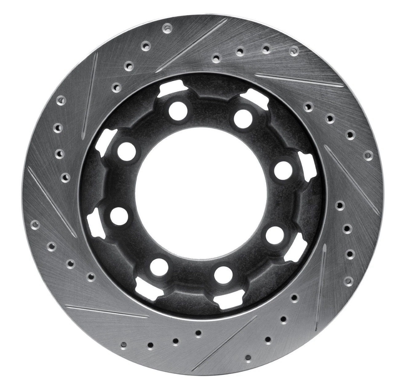 Dynamic Friction 631-40048R Front Right Drilled & Slotted Brake Rotor