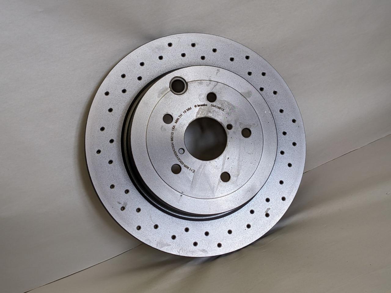 OEM Brembo 2008-2017 Subaru Rear Left Right Brake Disc Rotor 18mm 09A1981X