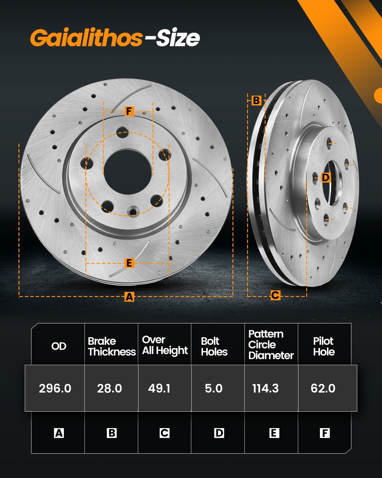 Front Rear Disc Rotors Ceramic Pads Kits fits Toyota Camry Avalon Lexus ES350