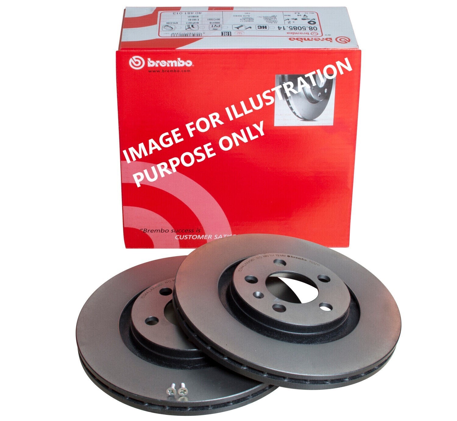 BREMBO FRONT Brake Discs 260 mm INTERNALLY VENTED REAR 265,5 mm Solid