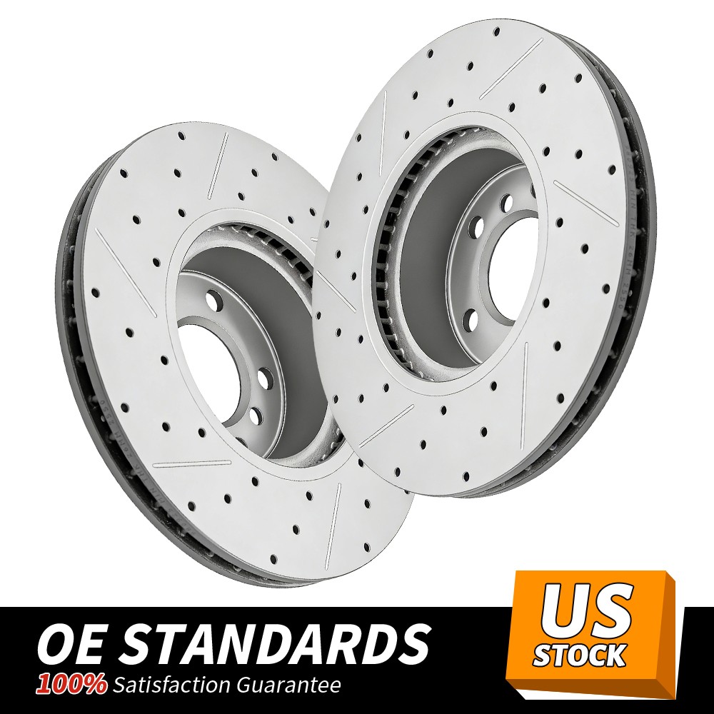 12.91 inch (328mm) Front Drilled Disc Brake Rotors for 2011 – 2017 BMW X3