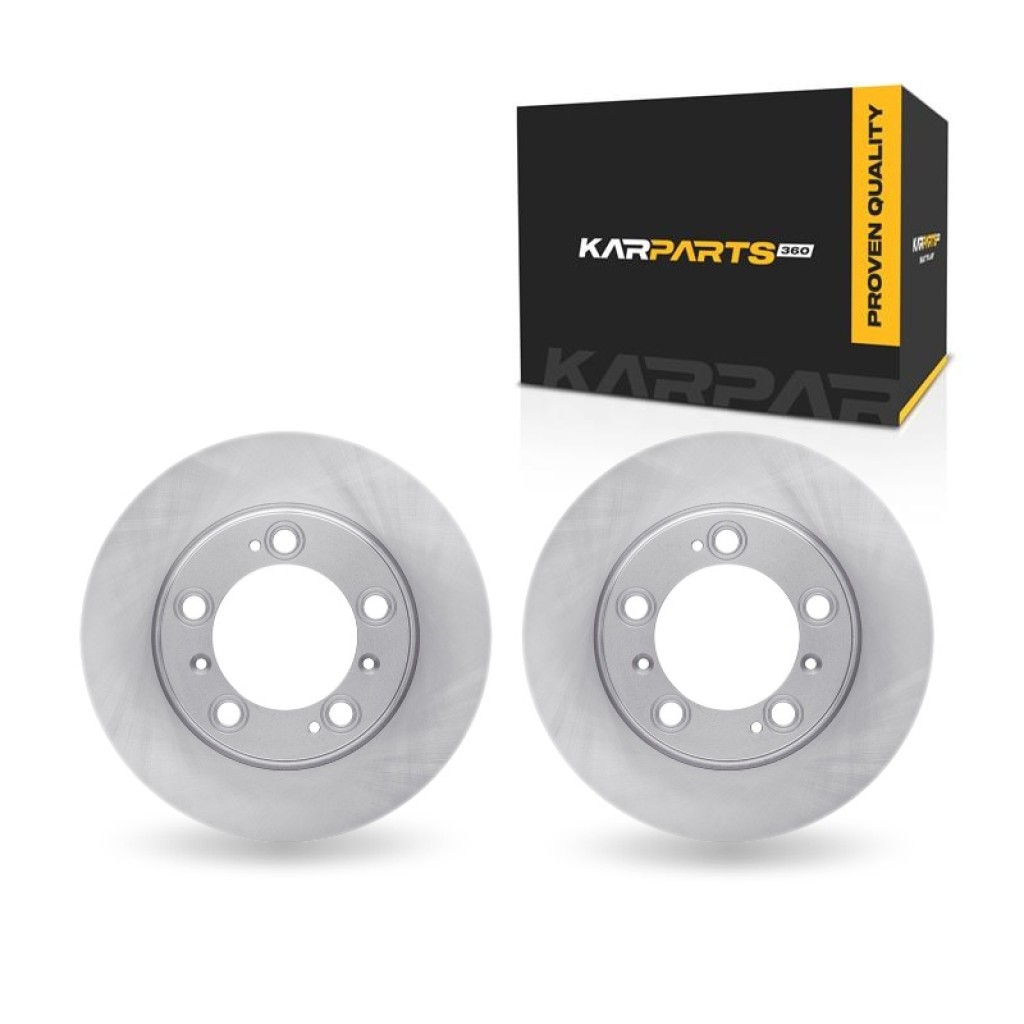For Porsche Boxster 1997-2004 Disc Brake Rotors Rear Set Of 2 Cast Iron Material