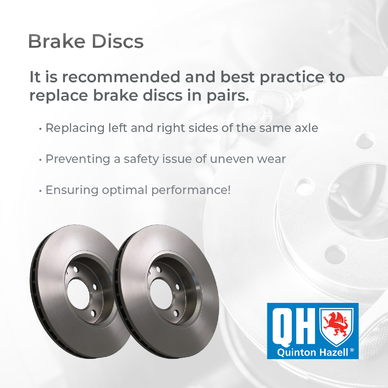 2x Brake Discs Pair Solid fits MERCEDES C230 S204, W204 2.5 Rear 07 to 14 300mm