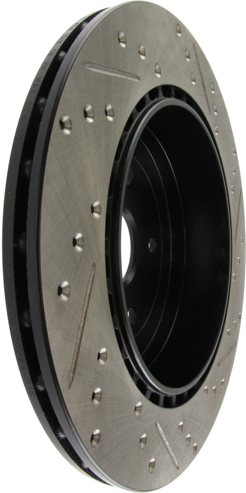 StopTech Sport Drilled & Slotted 1-Piece Rear for Brake Rotor 13-17 WRX STI