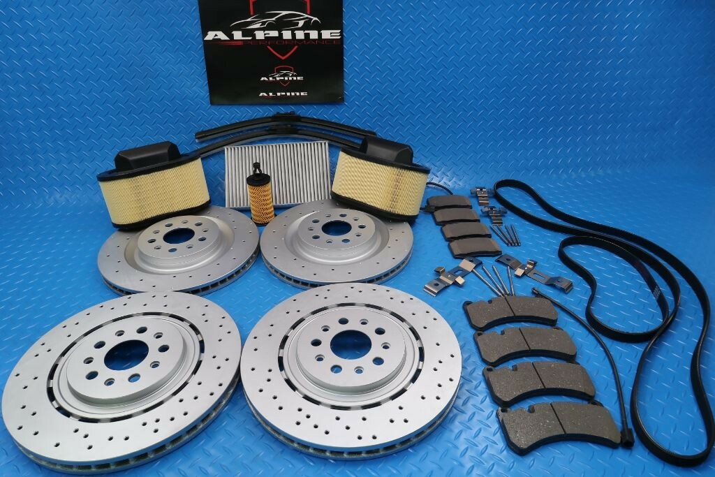 Maserati Ghibli Quattroporte brakes rotors filters service kit #9311 17-23