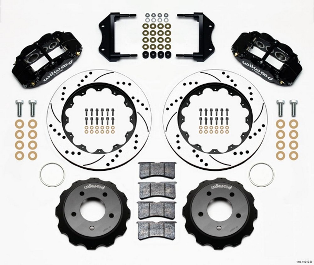 Wilwood for Narrow Superlite 6R Front Hat Kit 14.00in Drilled 84-87 Corvette C4