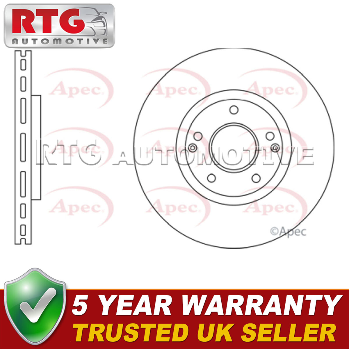 Front Brake Disc Fits Ssangyong Tivoli 2015- XLV 2016- 1.6 D 4144135001
