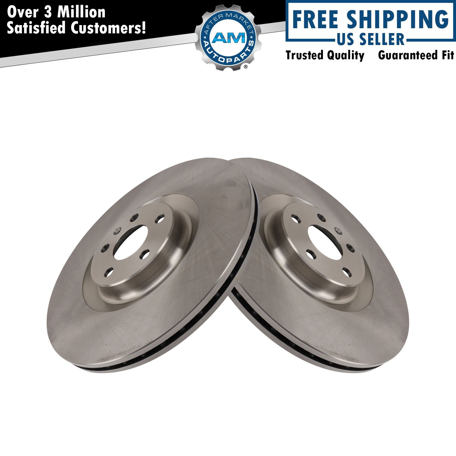 Front Brake Rotors Set For 2016-2023 Volvo XC90