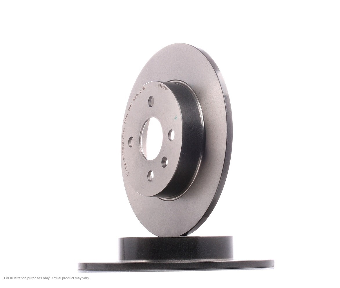 2x APEC Rear Brake Discs for VAUXHALL MERIVA A 2003-10 264mm Solid SDK6136