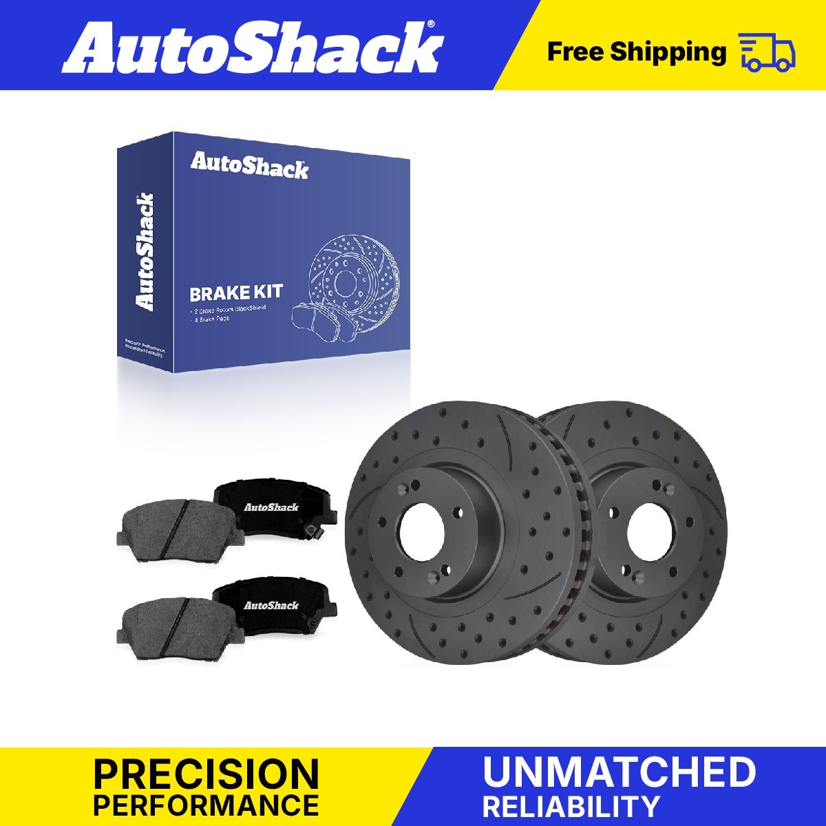 Front Drilled Slotted Brake Rotors Premium Pads for Kia, Sorento 2016-2020