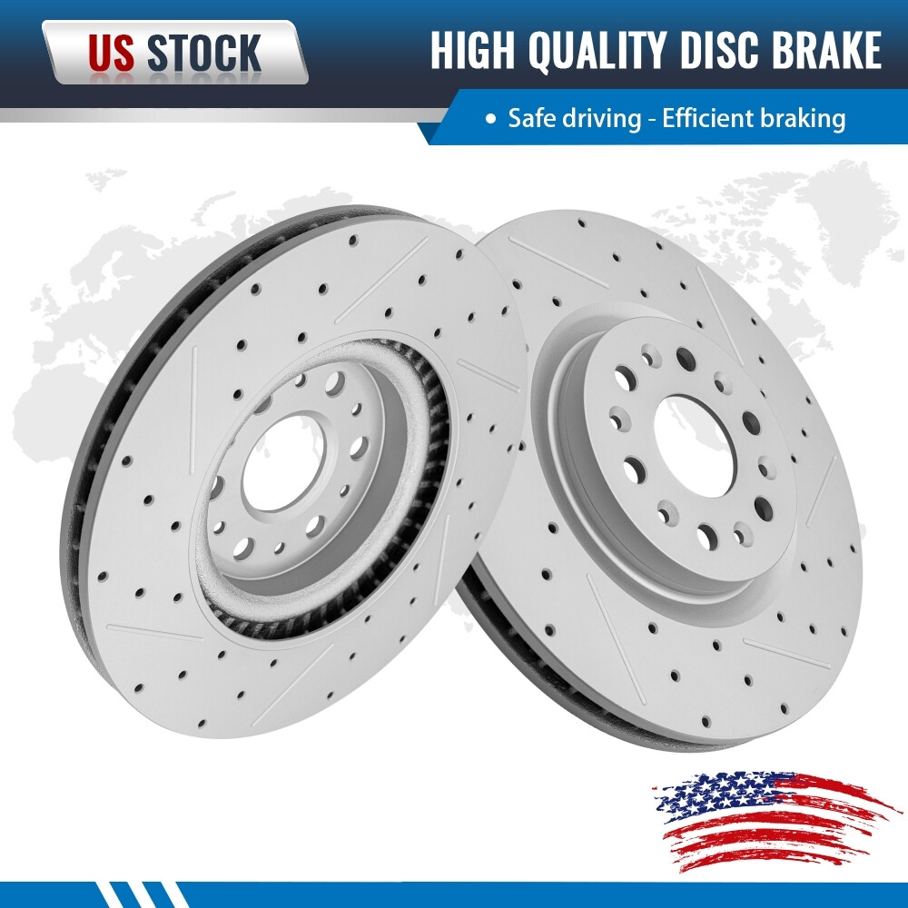 13.58 inch (345mm) Front Disc Brake Rotors for Buick Enclave Cadillac XT5 XT6