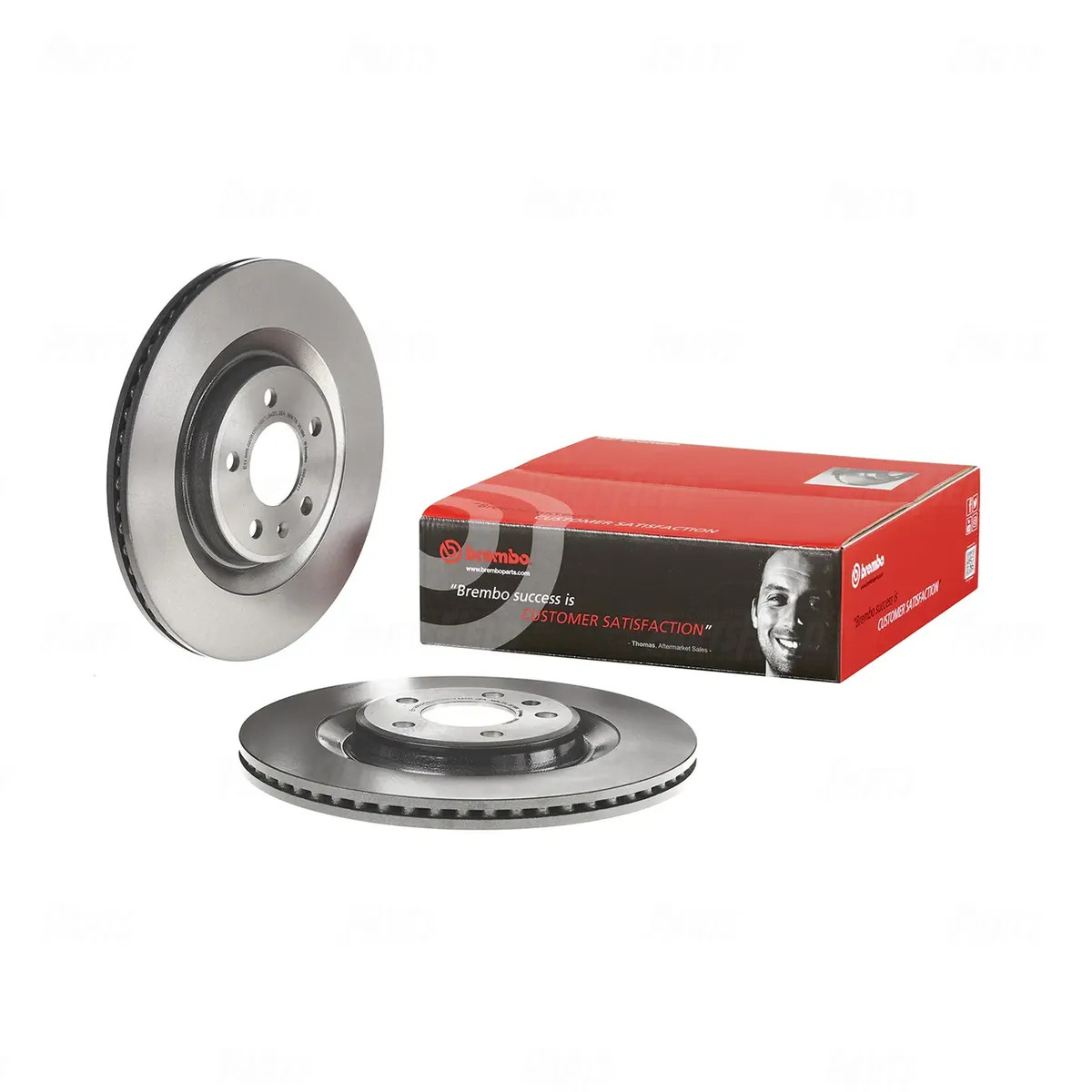 Full Set Brembo UV Coated Disc Rotors+KDH Brake Pads for Audi A4 8W2 B9 15-21