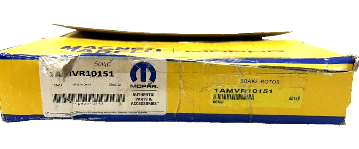 1AMVR10151 Magneti Marelli Front Left Right Brake Disk Rotor 2001-2007 Escape
