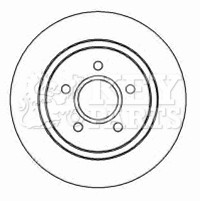 2x Brake Discs Pair Solid fits FORD FOCUS C-MAX TDCi 2.0D Rear 03 to 07 280mm