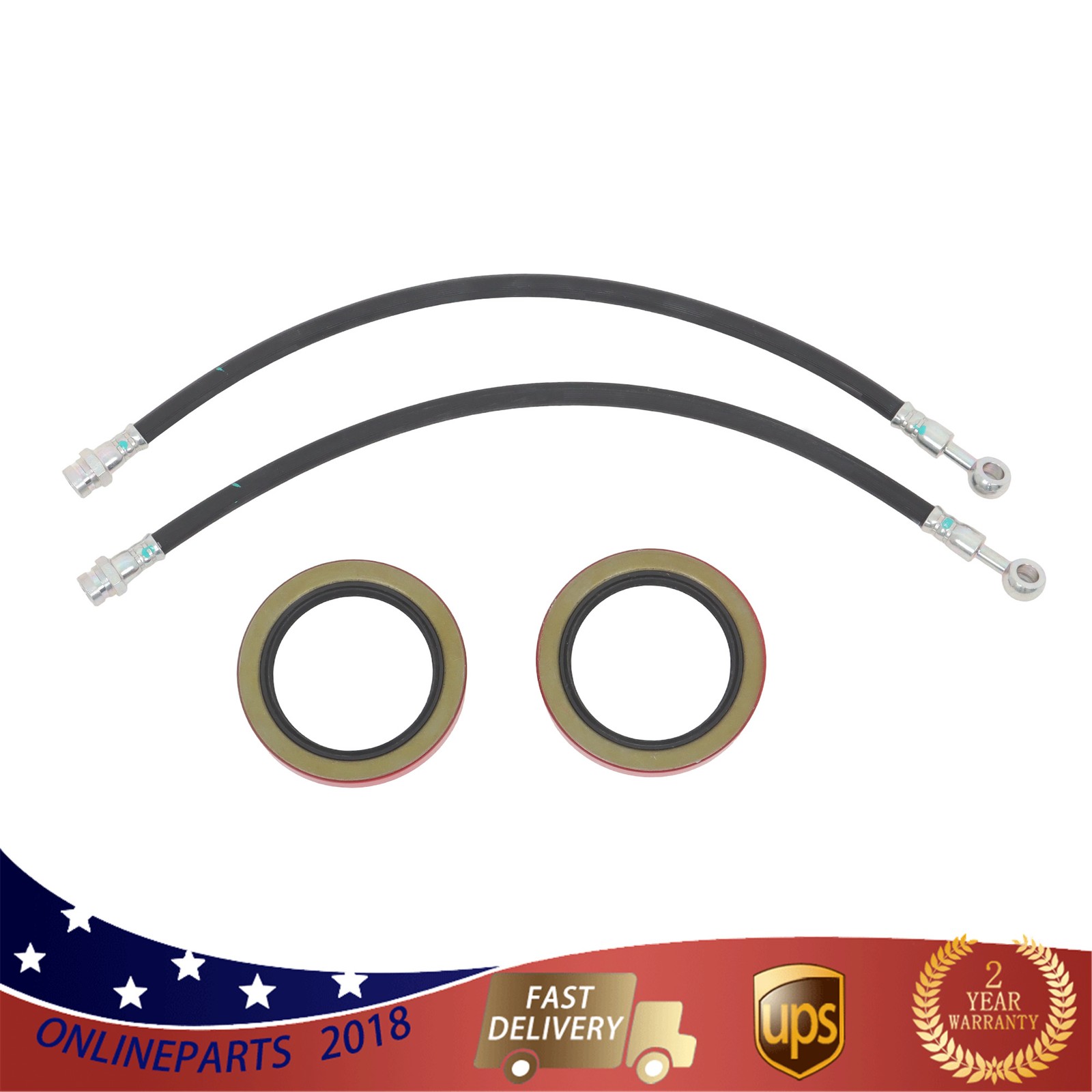 Complete Disc Brake Conversion Kit Single Rear Wheel For Chevy 14-bolt Rear Ends