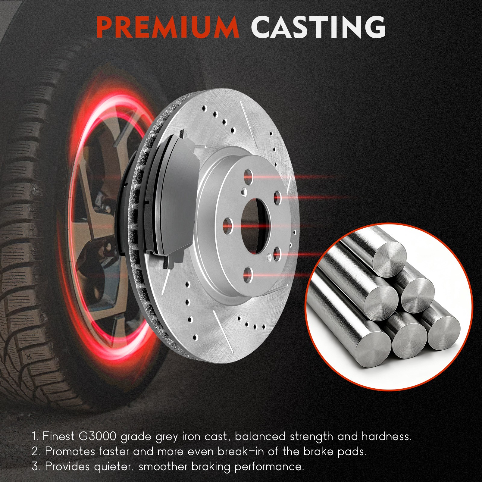 Front & Rear Brakes Rotors + Ceramic Pads for 2002 2003 2004-2006 Mini Cooper