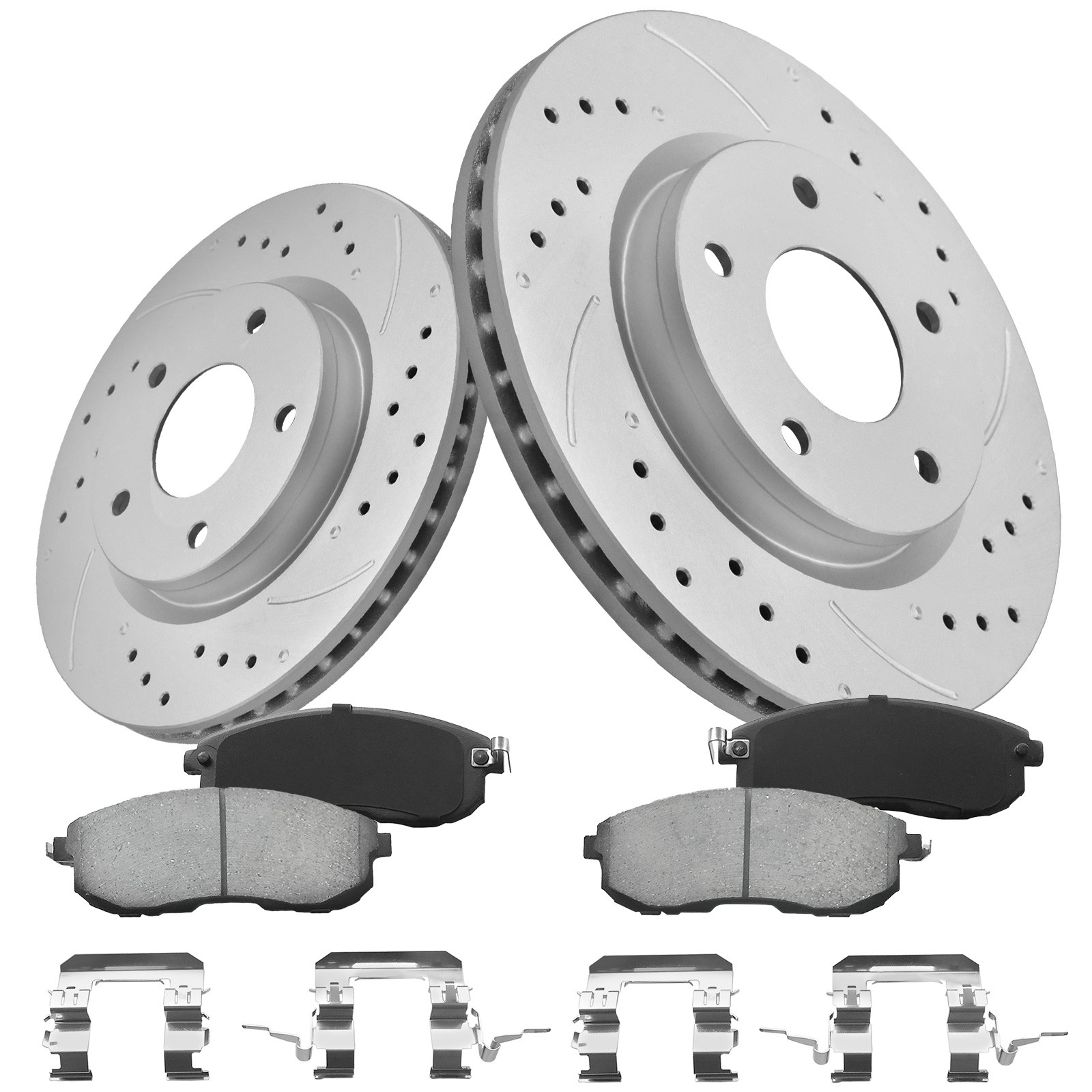 11”(280mm) Front Brake Disc Rotors and Pads Kit For 2013-2019 Nissan Sentra