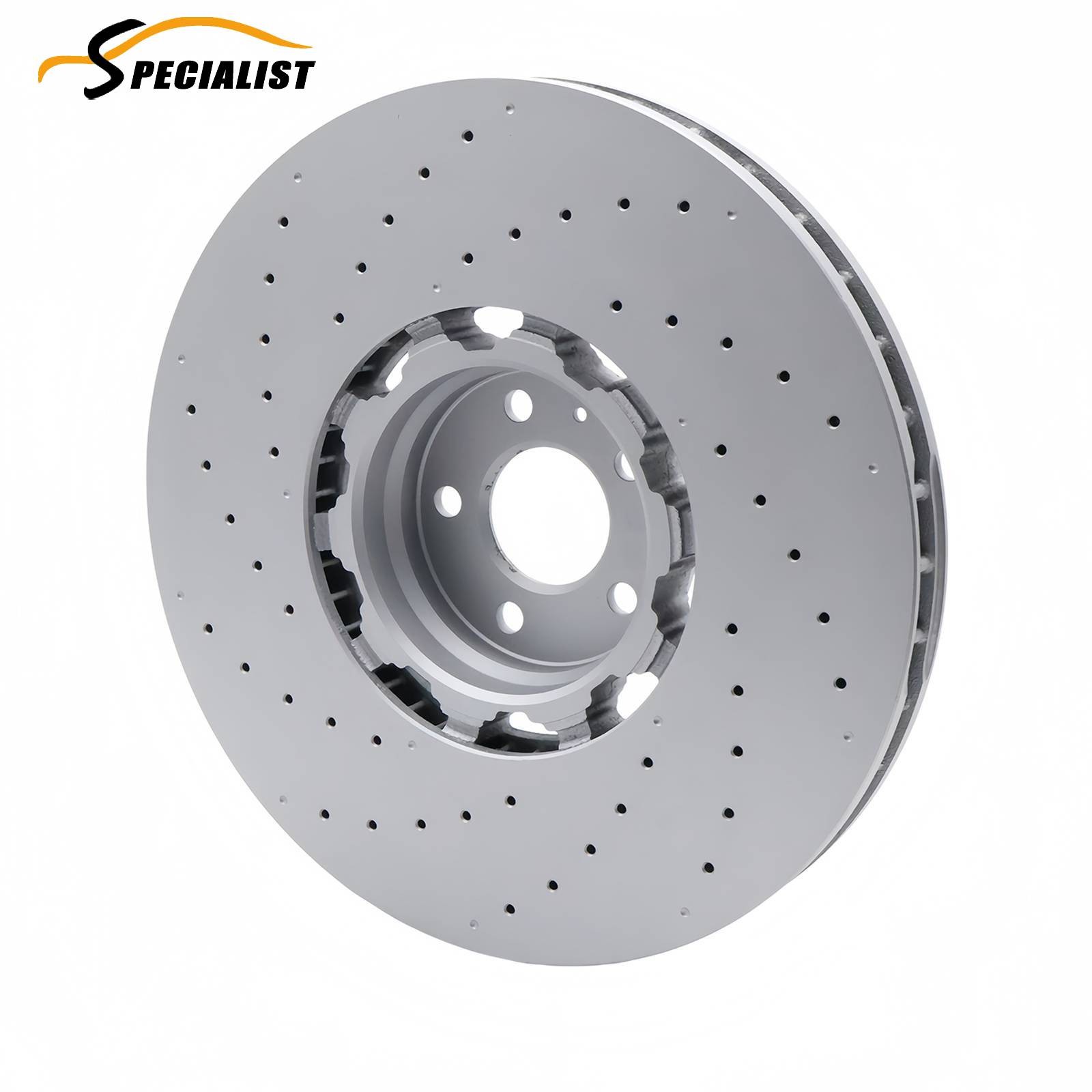 Front Disc Brake Rotor Set for 2021-2024 Audi RS6 Avant RS7 Sportback 4K0615301S