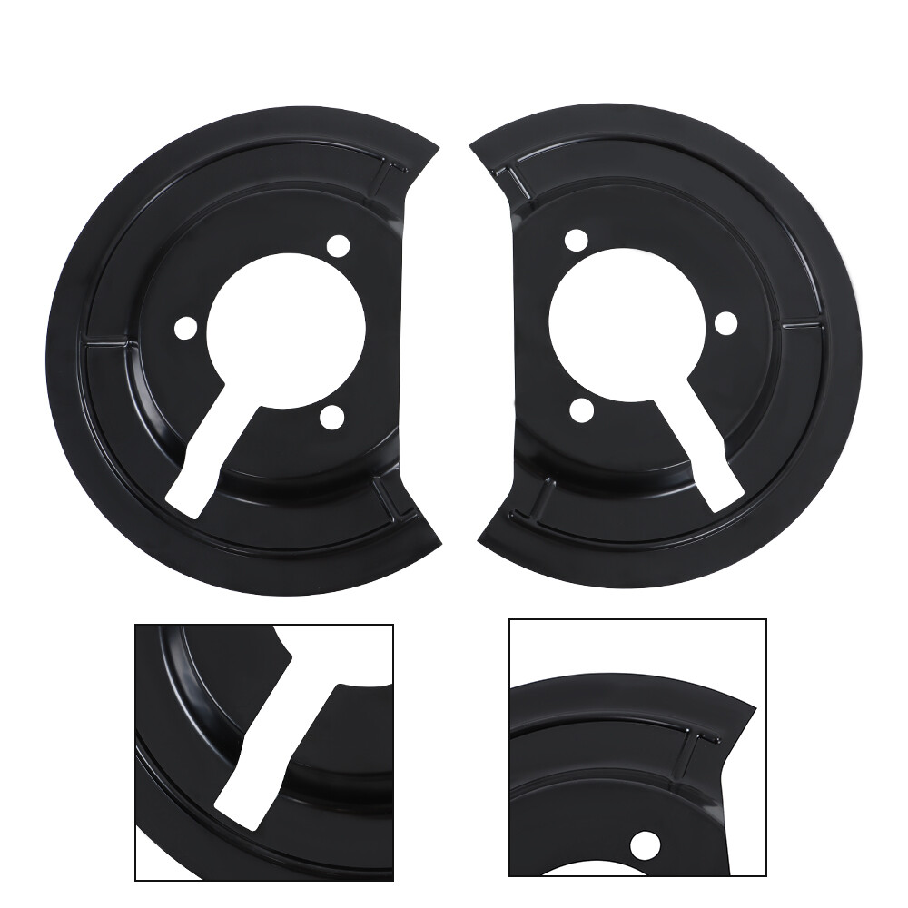 Labwork Front 2Pcs Brake Backing Shield For 11-18 Ram 1500 4.7/5.7L 68232019AA