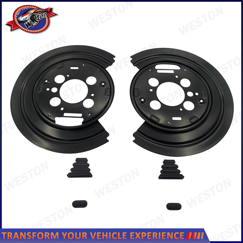 New Dust Shield Set For Aspen Durango Rear Brake Rotor Backing Plate 52113468AF