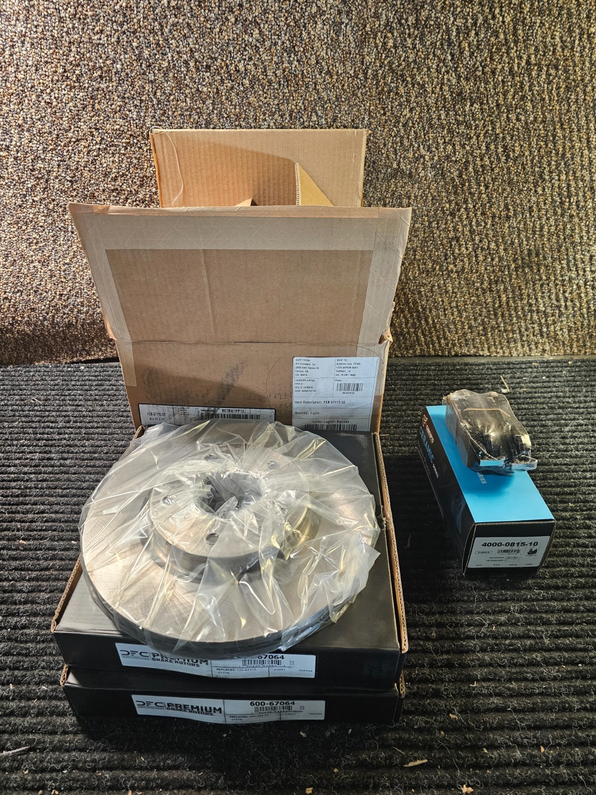 11”(280mm) Front Brake Disc Rotors and Pads B07BW1PP1Z For 13-19 Nissan Sentra