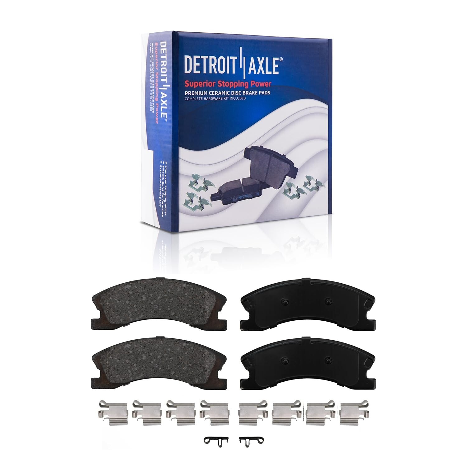 Front Drilled Slotted Rotors + Calipers Brake Pads for 1999-2004 Grand Cherokee