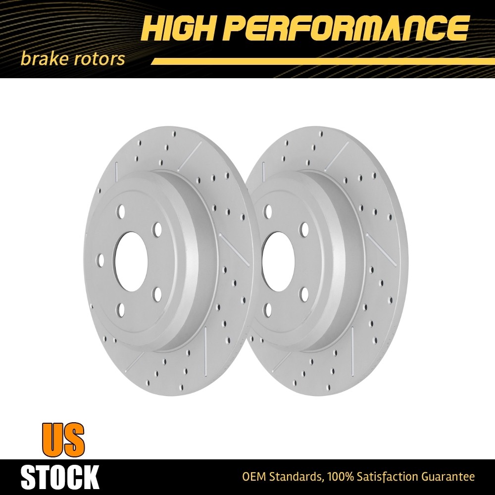 12.99 inch (330mm) Rear Solid Disc Brake Rotor For 2011-2020 Jeep Grand Cherokee