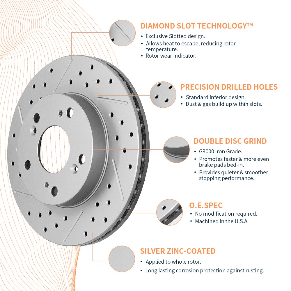 Front & Rear DISC Brake Rotors Ceramic Pads Kit for 2002-2004 Toyota Camry