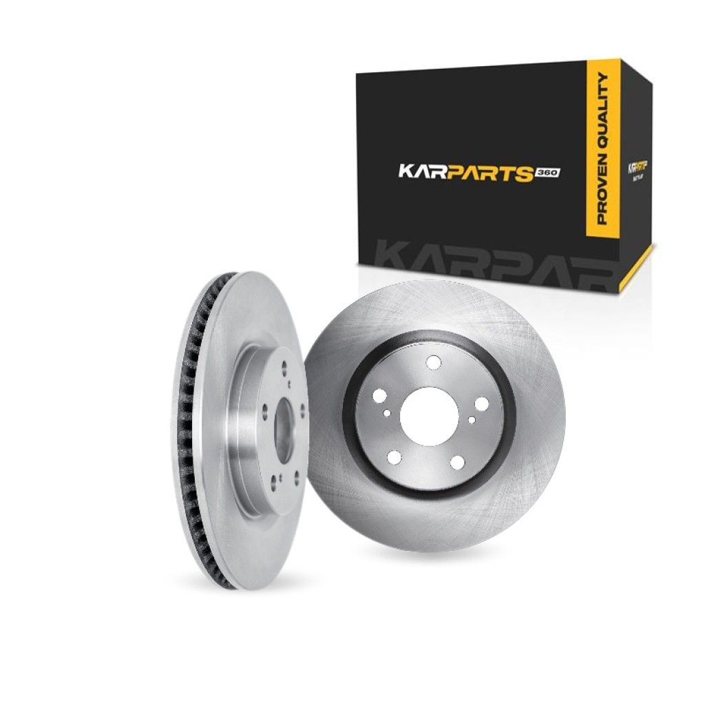 For Porsche 911 2009-2016 Disc Brake Rotors | Front Set Of 2 Cast Iron Material