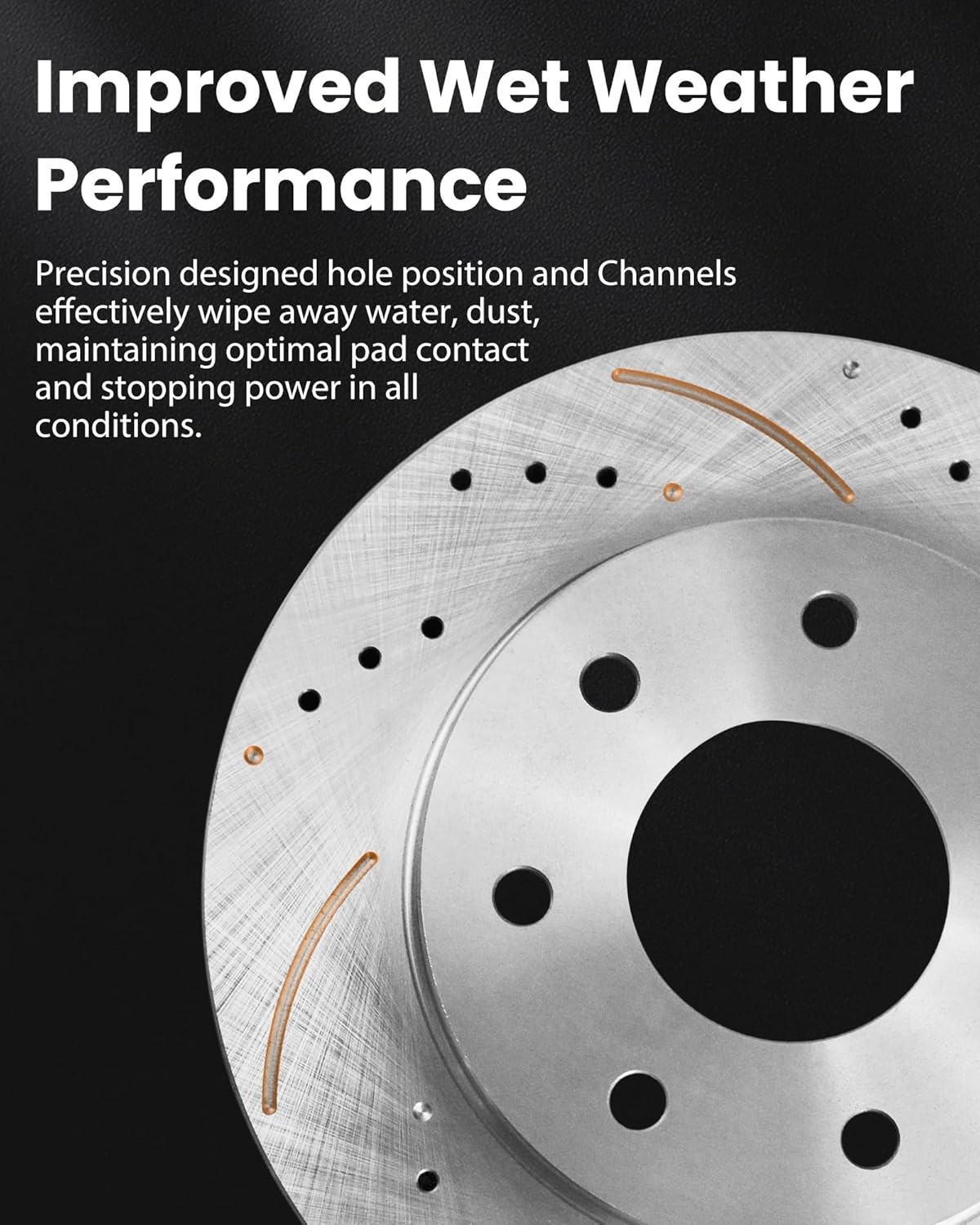 10.8in Front Disc Brake Rotors Ceramic Pads for 97-03 Toyota Camry Solara Avalon