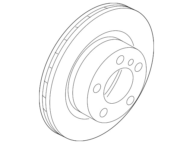 Genuine BMW Disc Brake Rotor Front 34-11-6-792-221