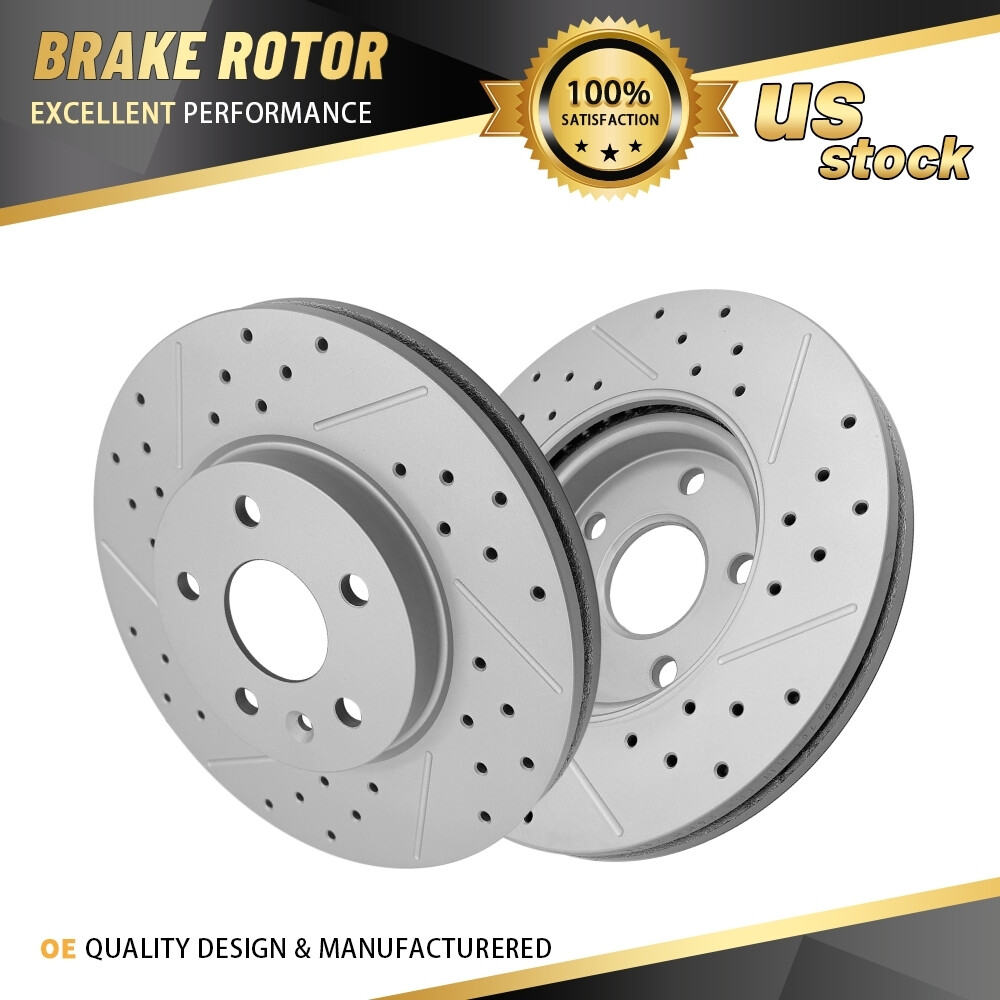276mm Front Drilled Slotted Brake Rotors for Chevrolet Cruze Limited Sonic Volt