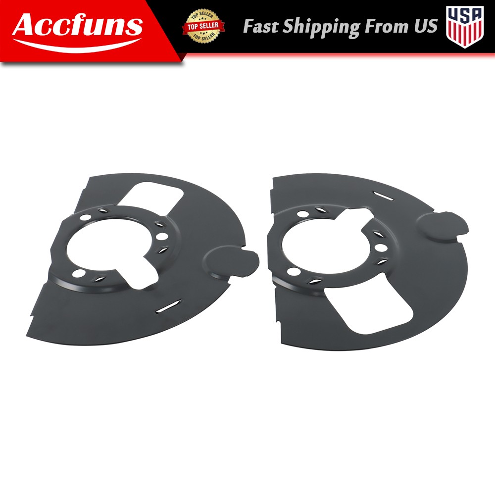 Front LH & RH Side Brake Dust Shields For Chevrolet 2014-2020 20971875+20971876